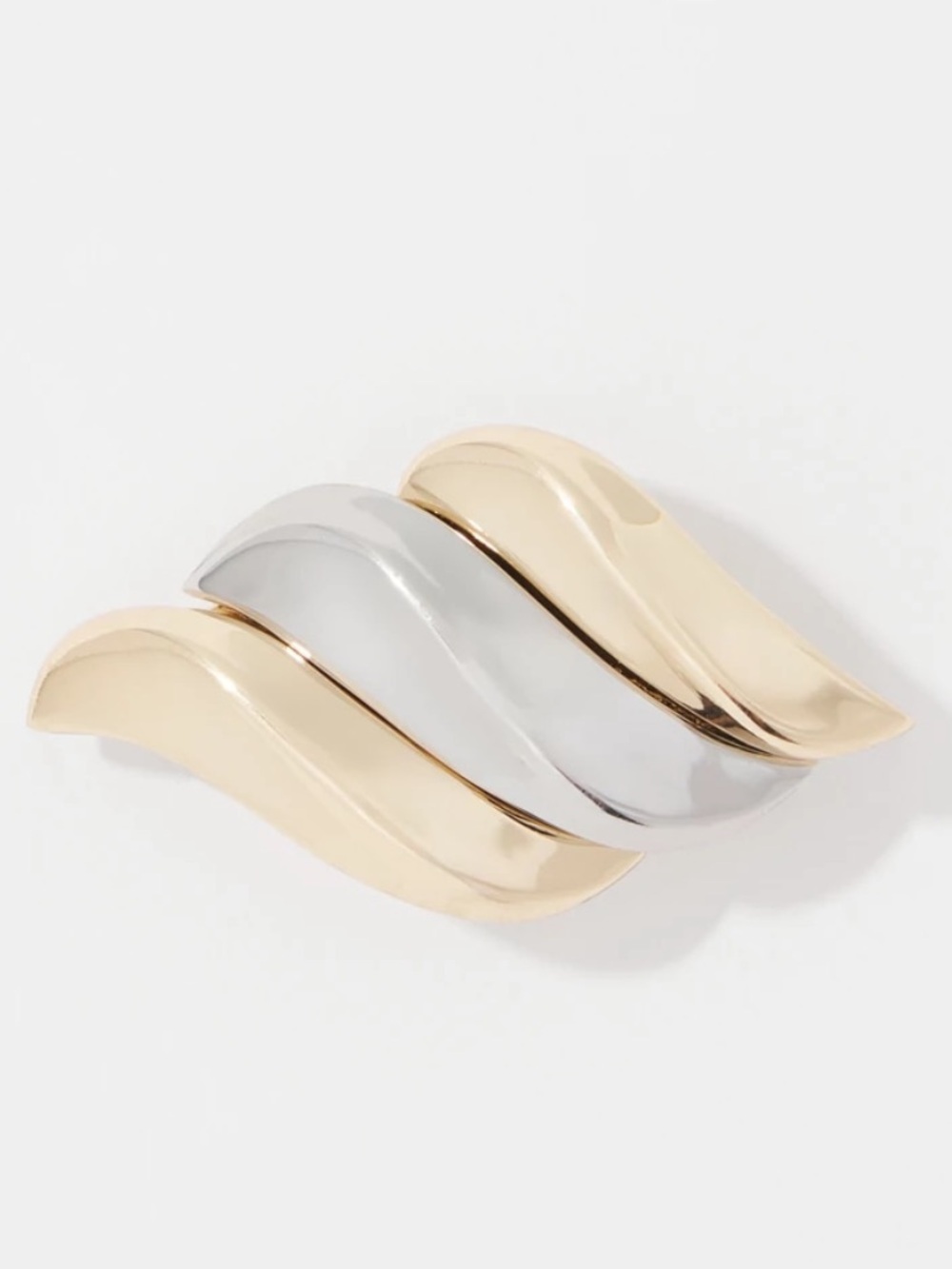 WHBM Mixed Metal Sculptural Brooch